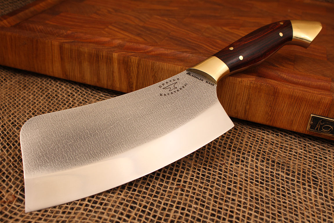 Мясной топорик малый серия Professional, Bohler К340, рукоять айронвуд.